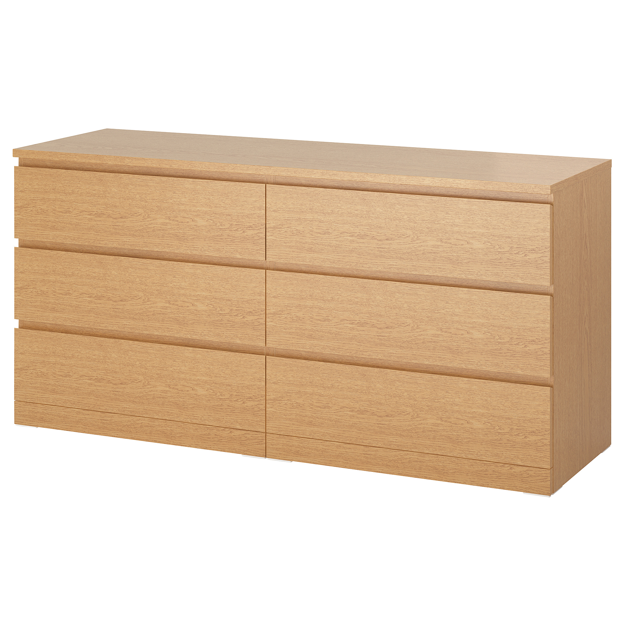 MALM white, Chest of 6 drawers, 160x78 cm IKEA