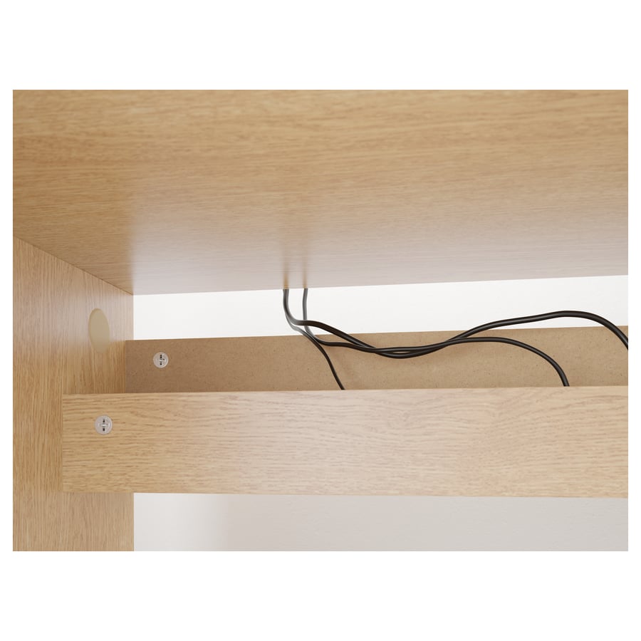 MALM desk, oak veneer, 140x65 cm IKEA