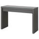 Option: MALM Dressing table, dark grey, 120x41 cm