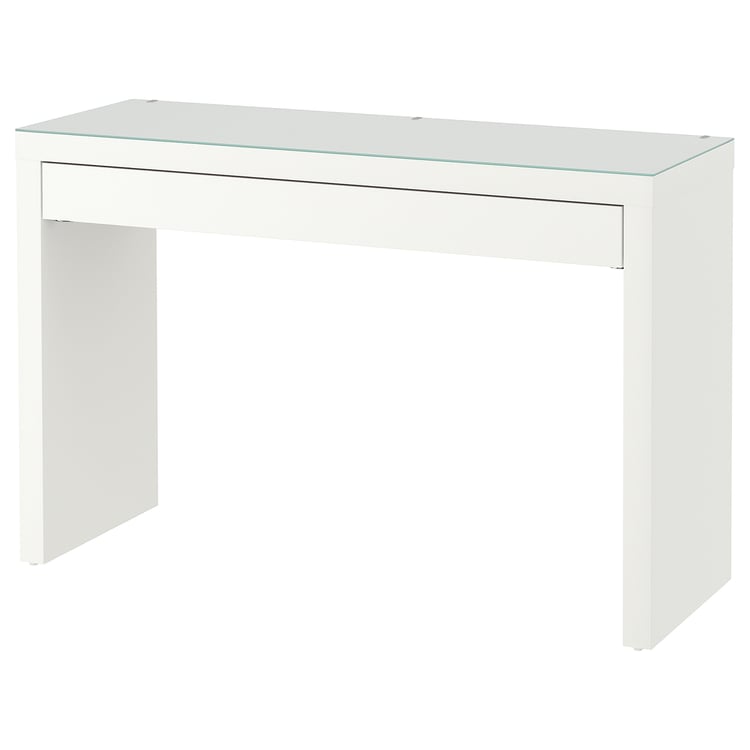 White dressing table MALM, 120 cm width x 41 cm. - IKEA