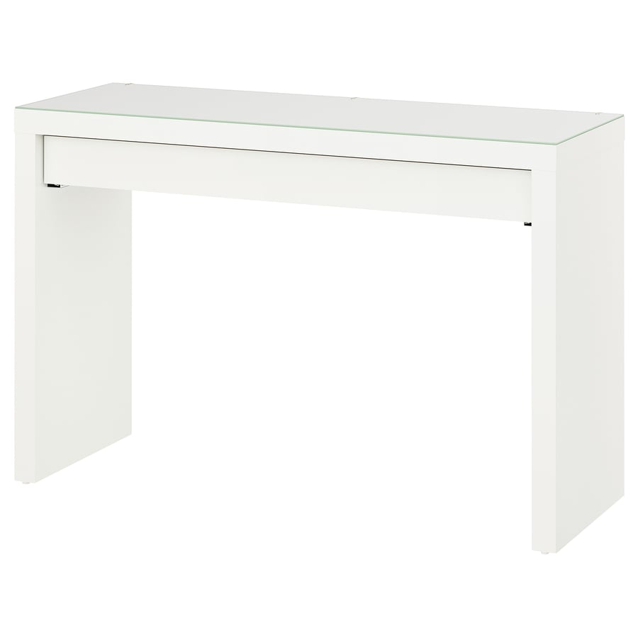 White dressing table MALM, 120 cm width x 41 cm. - IKEA UK
