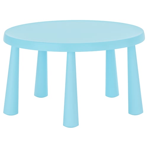 MAMMUT Children's table - in/outdoor/light blue 85 cm
