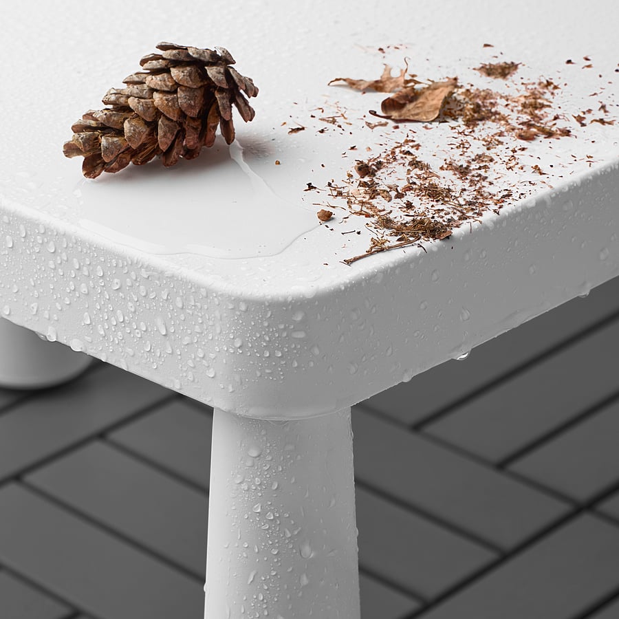 MAMMUT in/outdoor white, Children's table, 77x55 cm IKEA