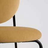 MÅNHULT Chair, black/Hakebo yellow-brown