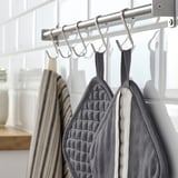 MARIATHERES Pot holder, grey/beige, 19x19 cm