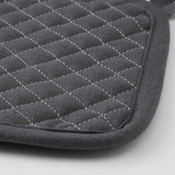 MARIATHERES Pot holder, grey/beige, 19x19 cm