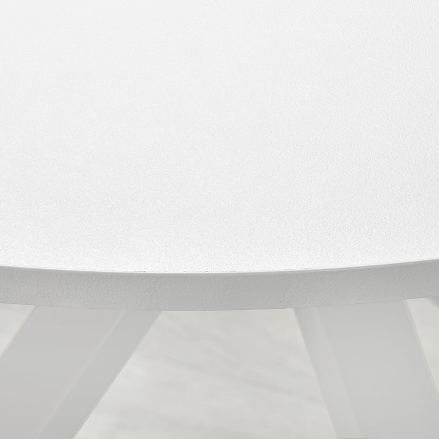 MARIEDAMM dining table, white/stone effect white, 105 cm IKEA