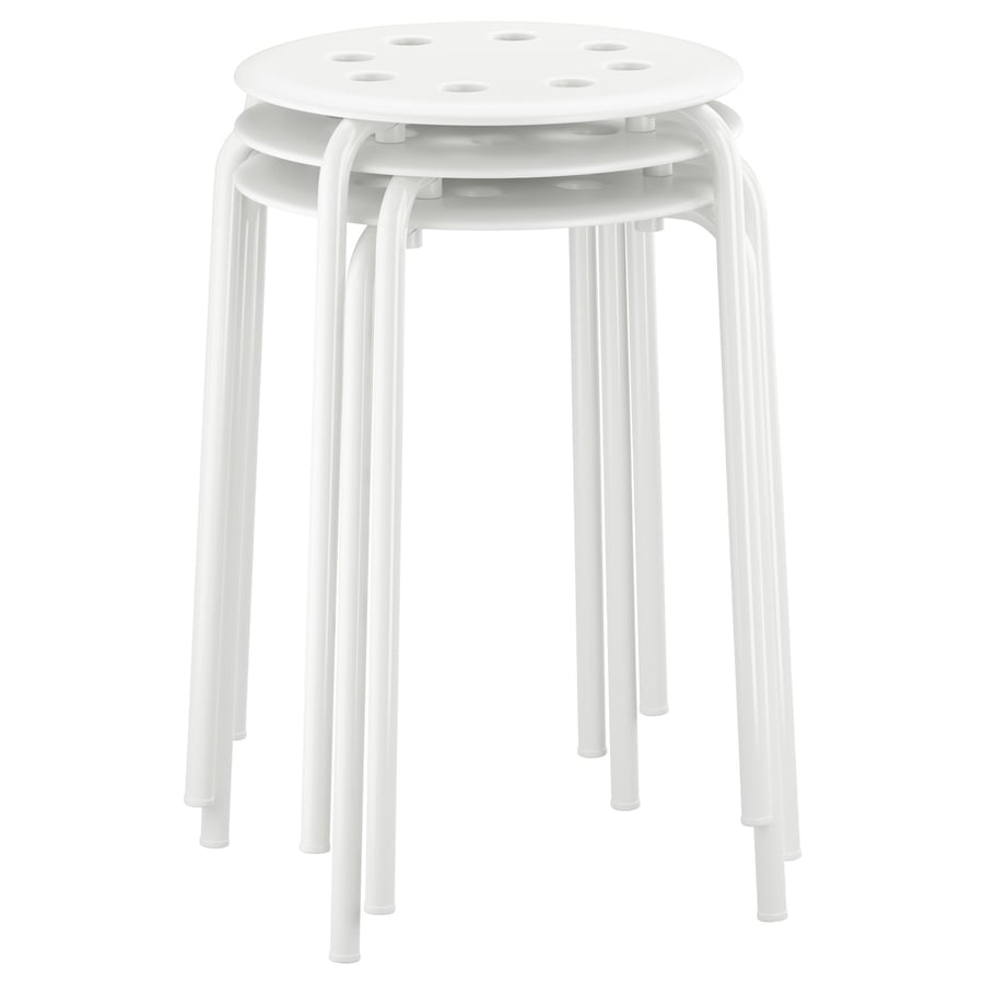 MARIUS white, Stool IKEA