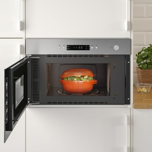 MATÄLSKARE stainless steel colour, Microwave oven - IKEA