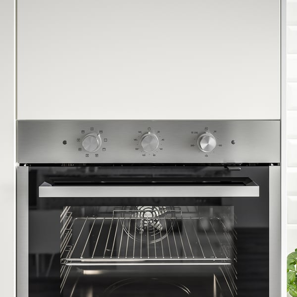 MATÄLSKARE stainless steel colour, Pyrolytic oven IKEA