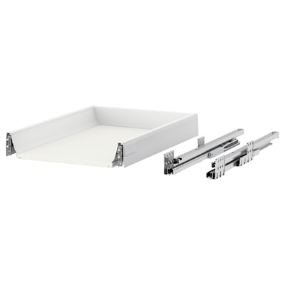 MAXIMERA Drawer, low, white, 40x60 cm