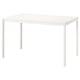 Option: MELLTORP Table, white, 125x75 cm