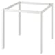 Option: MELLTORP Underframe, white, 75x75 cm