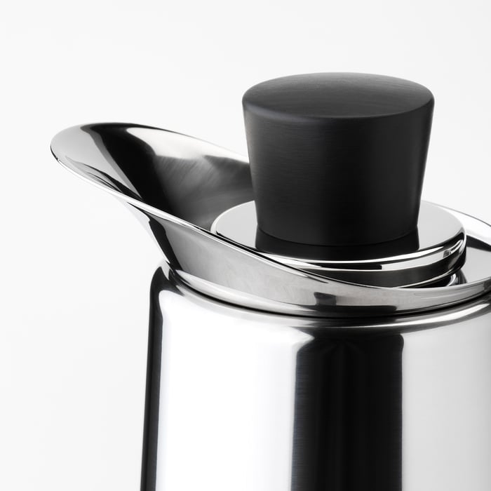 METALLISK Vacuum flask, stainless steel, 1.2 l IKEA
