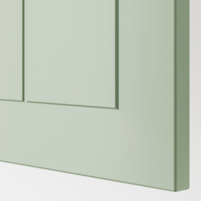 METOD base for sink + 2 doors, white/Stensund light green, 60x60 cm IKEA