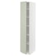 METOD High cabinet with shelves, white/Stensund light green, 40x60x200 cm