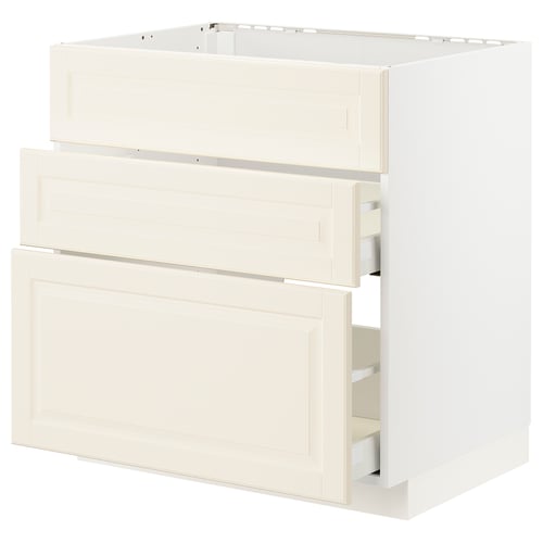 METOD off-white kitchen cabinet with drawer and door.