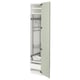 METOD / MAXIMERA High cabinet with cleaning interior, white/Stensund light green, 40x60x200 cm