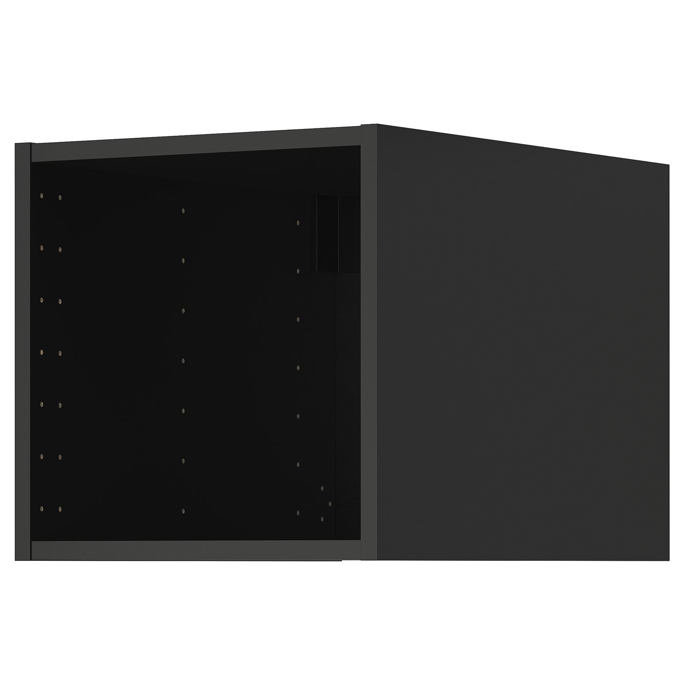 METOD Top cabinet - black-grey 40x60x40 cm