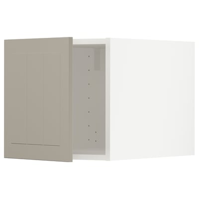 METOD Top cabinet, white/Stensund beige, 40x40 cm