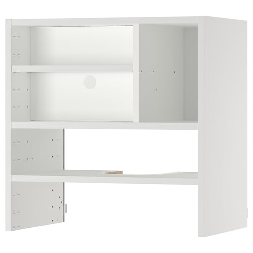 METOD Wall cabinet f b-in extractor hood - white 60x37x60 cm