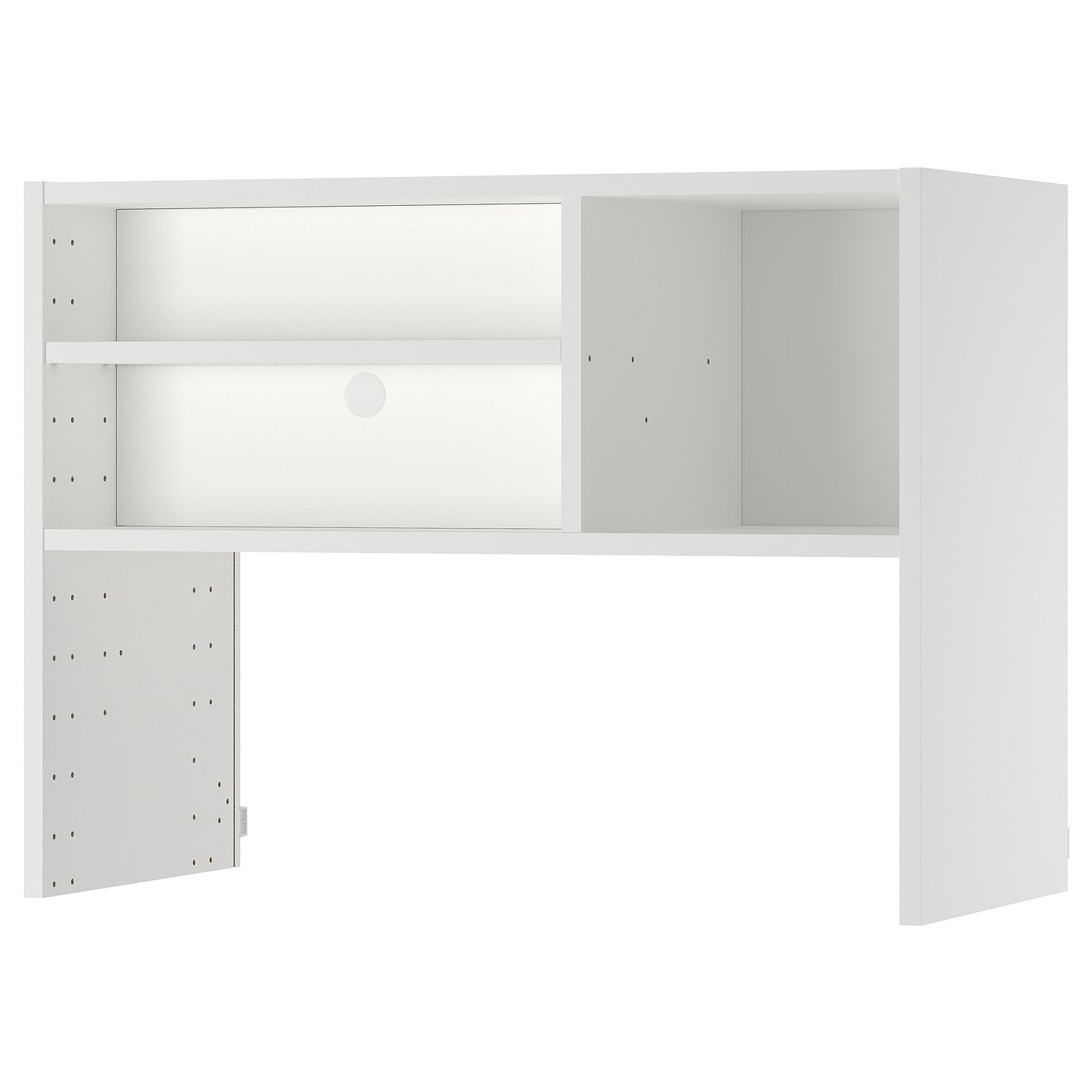 METOD Wall cabinet f b-in extractor hood - white 80x37x60 cm