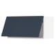METOD Wall cabinet horizontal w push-open, white Axstad/matt blue, 80x40 cm