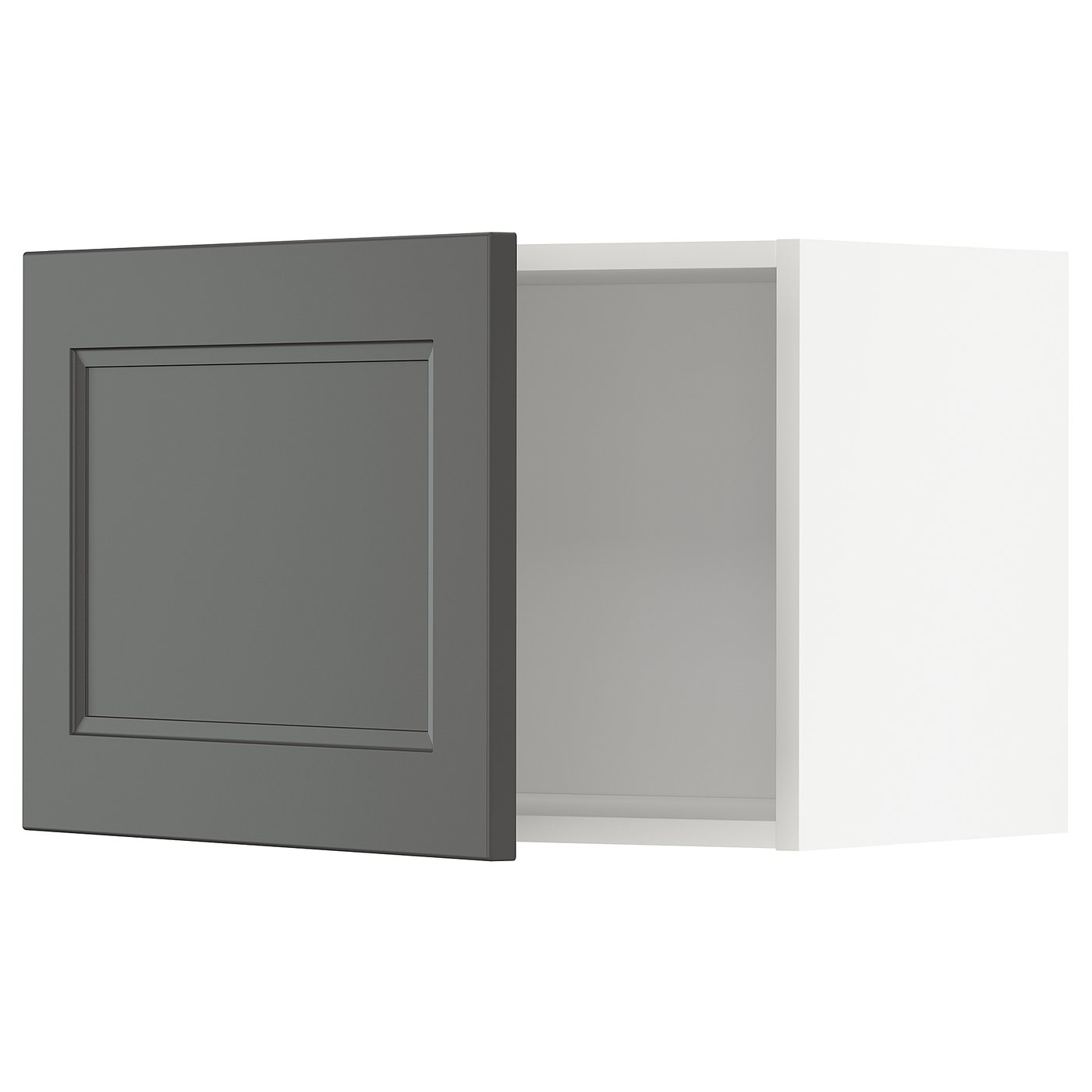METOD wall white/Axstad dark grey, 60x40 cm IKEA