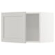 METOD Wall cabinet, white/Lerhyttan light grey, 60x40 cm