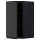 METOD Wall cabinet with shelves, black/Upplöv matt anthracite, 30x60 cm