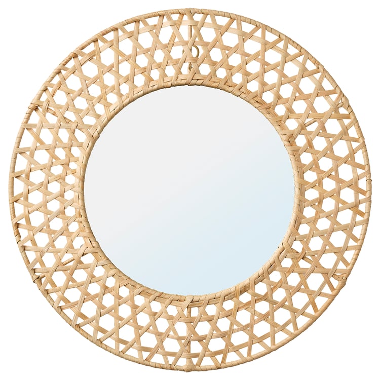 MISSVEDEN Mirror, rattan, 50 cm IKEA