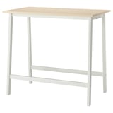 MITTZON Table top, birch veneer, 120x68 cm