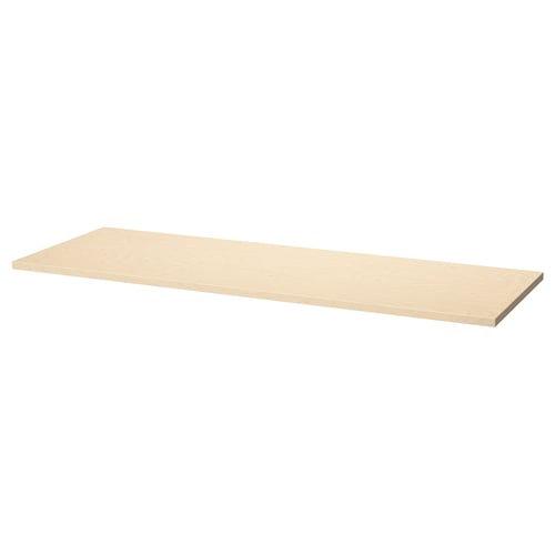 MITTZON Table top - birch veneer 140x48 cm