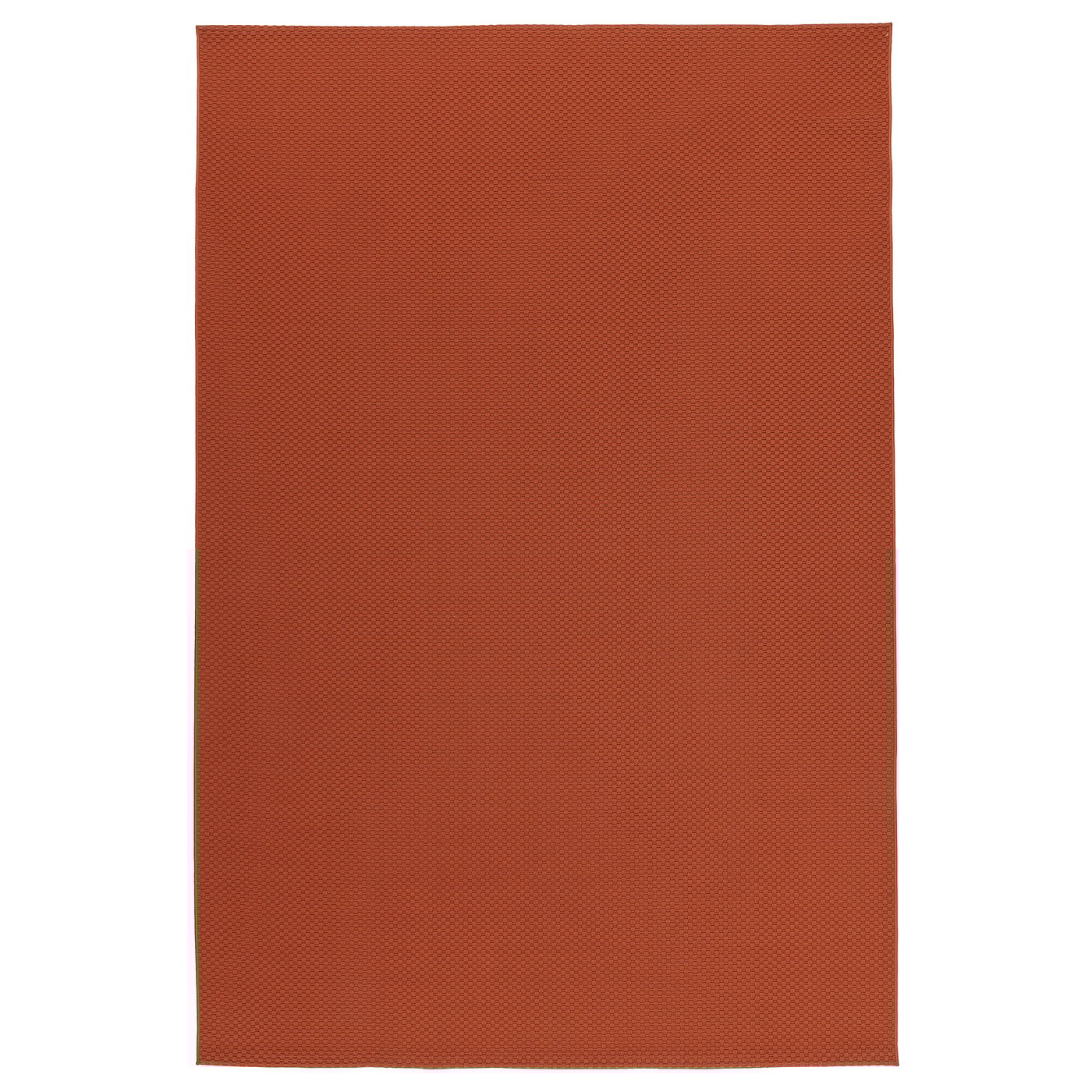 MORUM Rug flatwoven, in/outdoor, rust, 160x230 cm IKEA