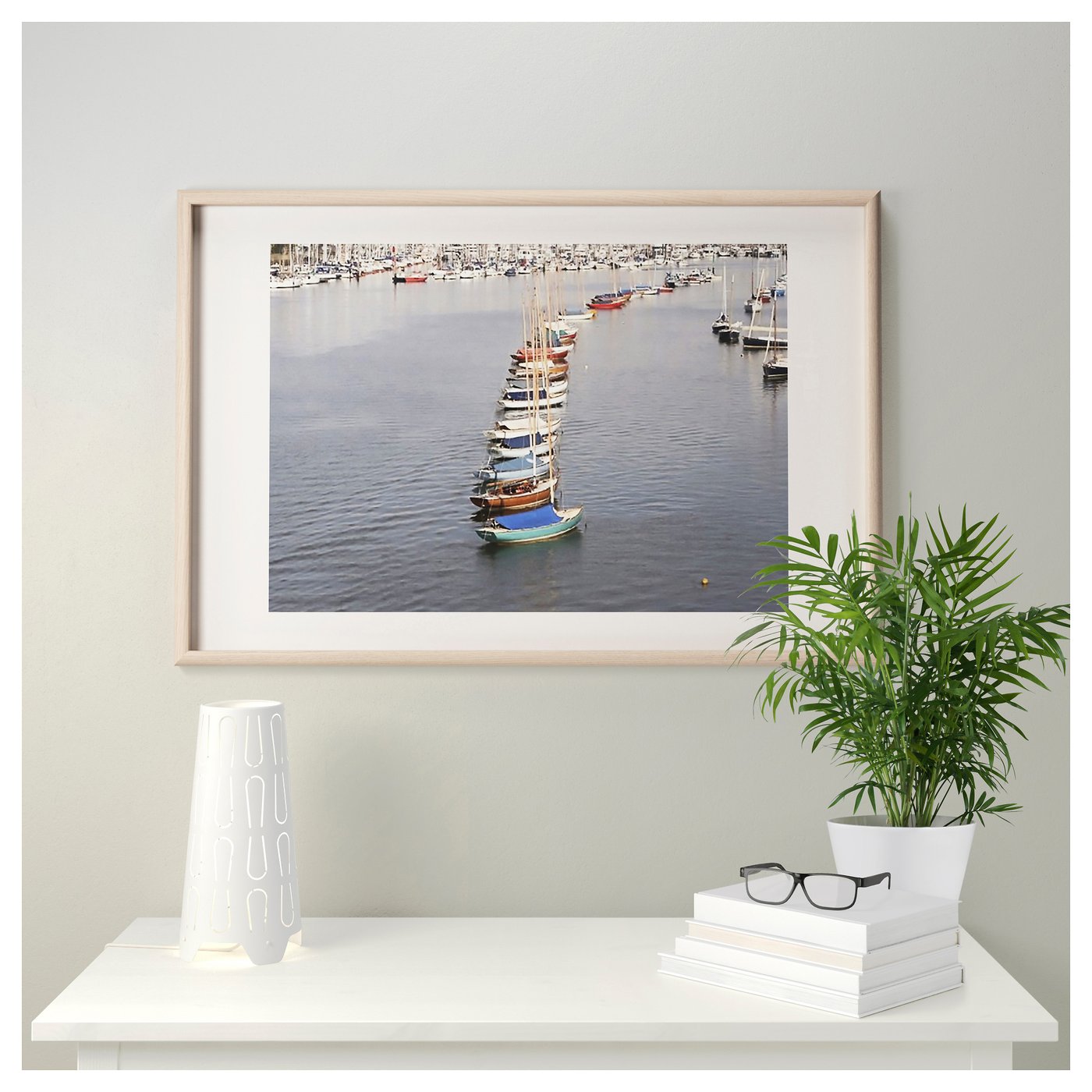 MOSSEBO Frame White stained oak effect 61 x 91 cm IKEA