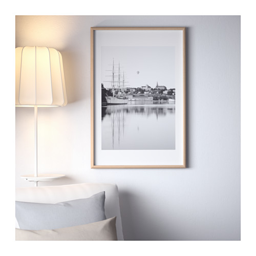 MOSSEBO Frame White stained oak effect 61 x 91 cm IKEA