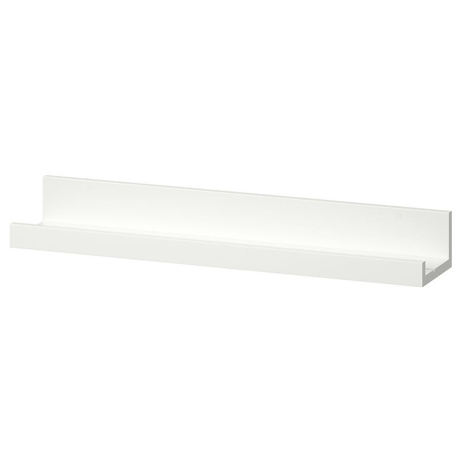 MOSSLANDA White Picture Ledge, 55 cm IKEA