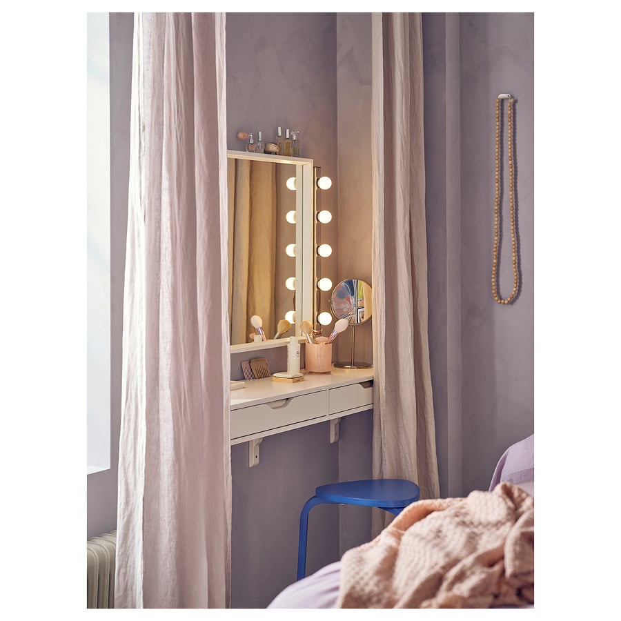 MUSIK chromeplated, wall vanity light with 5 bulbs IKEA
