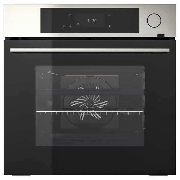 MUTEBO Forced air oven with full steam, IKEA 700 stainless steel colour