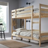 MYDAL Bunk bed frame, pine, 90x200 cm