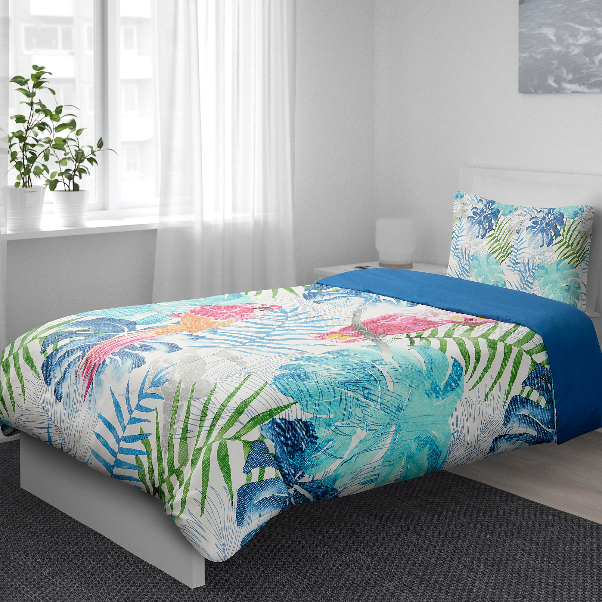 MYRSTARR Quilt cover and pillowcase multicolour IKEA