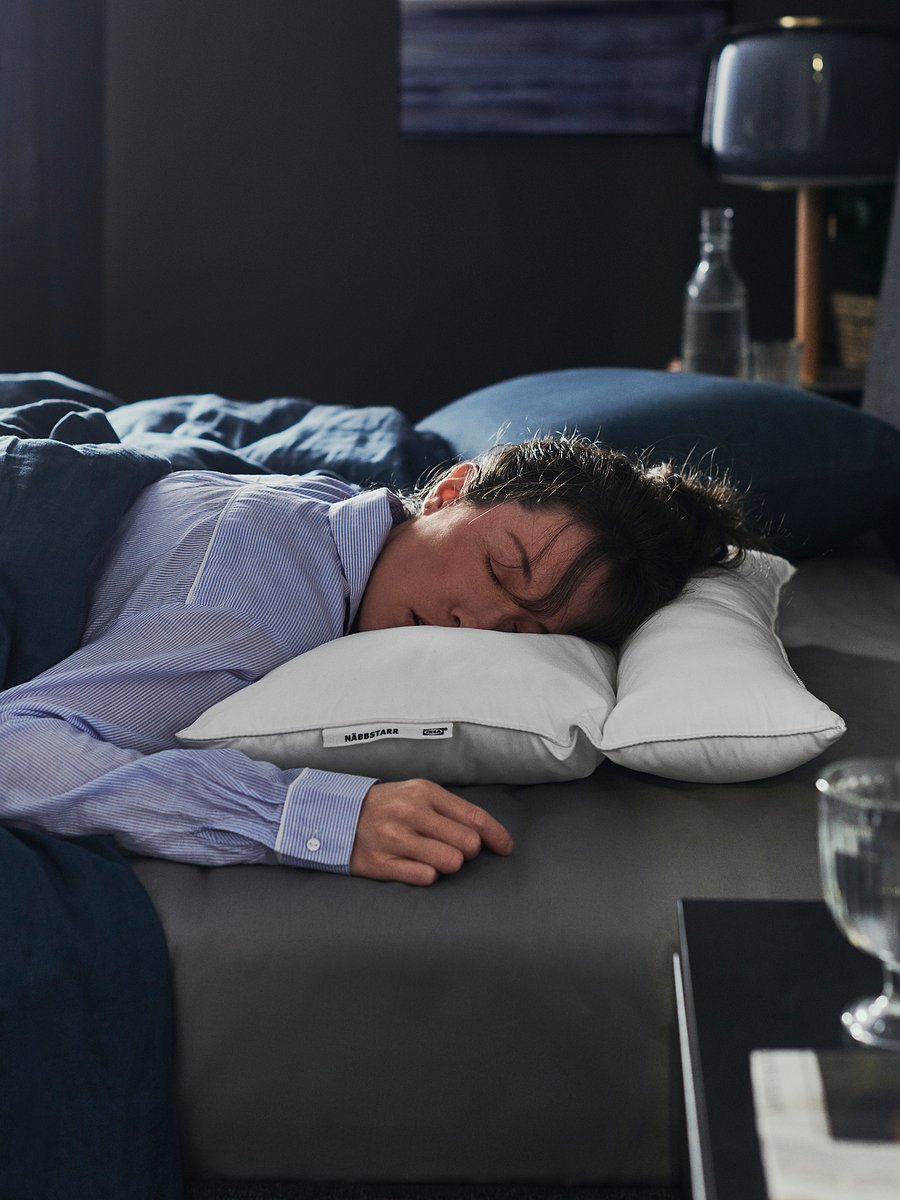 NÄBBSTARR Ergonomic pillow, multi position, 50x80 cm IKEA