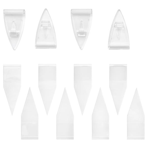 NÄSBJÖRN Hook, self-adhesive, transparent