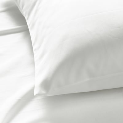NATTJASMIN Pillowcase, white, 65x65 cm