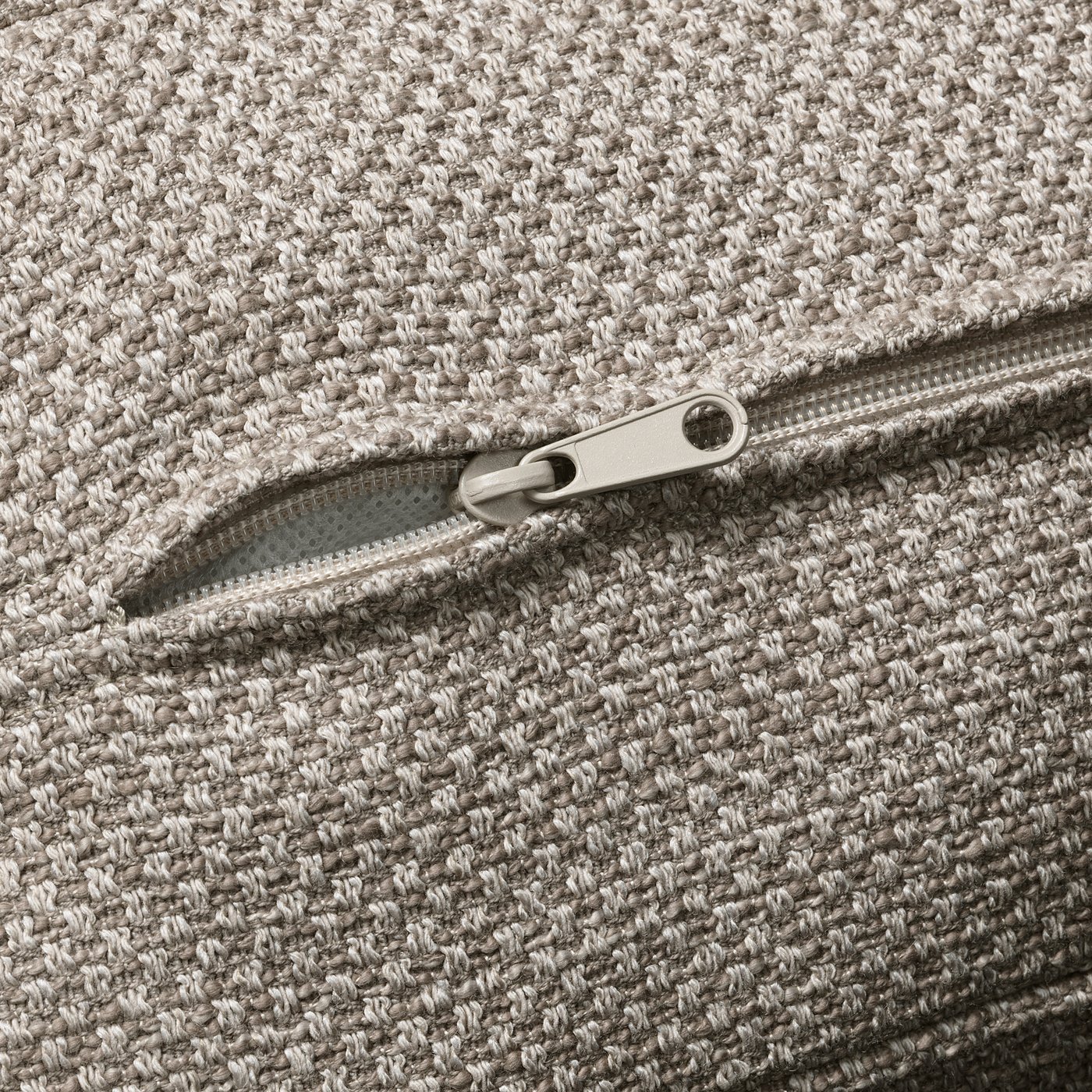 NOCKEBY Lejde dark beige/with chaise longue, left, 3seat sofa, Width 277 cm Height 82 cm IKEA