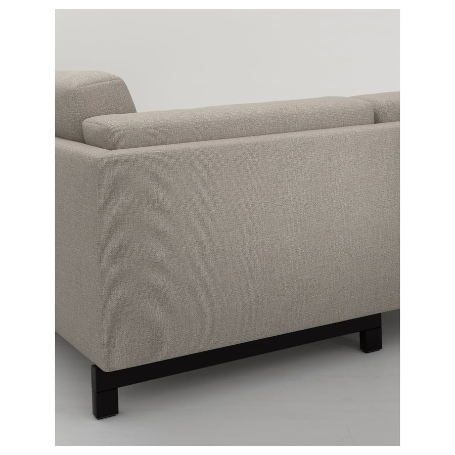 NOCKEBY wood, Legs f 3seat sofa w chaise longue IKEA