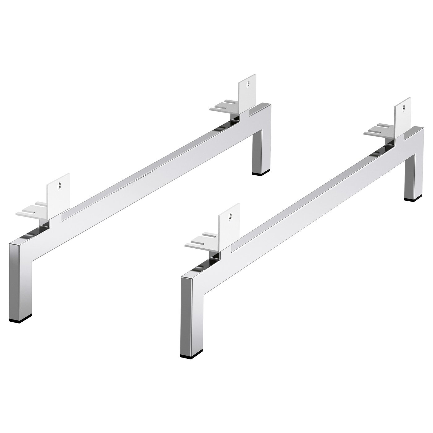 NOCKEBY Legs for 2seat sofa Chromeplated IKEA