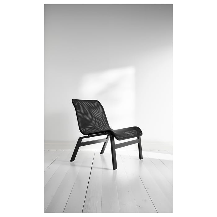 NOLMYRA Easy chair, black/black IKEA