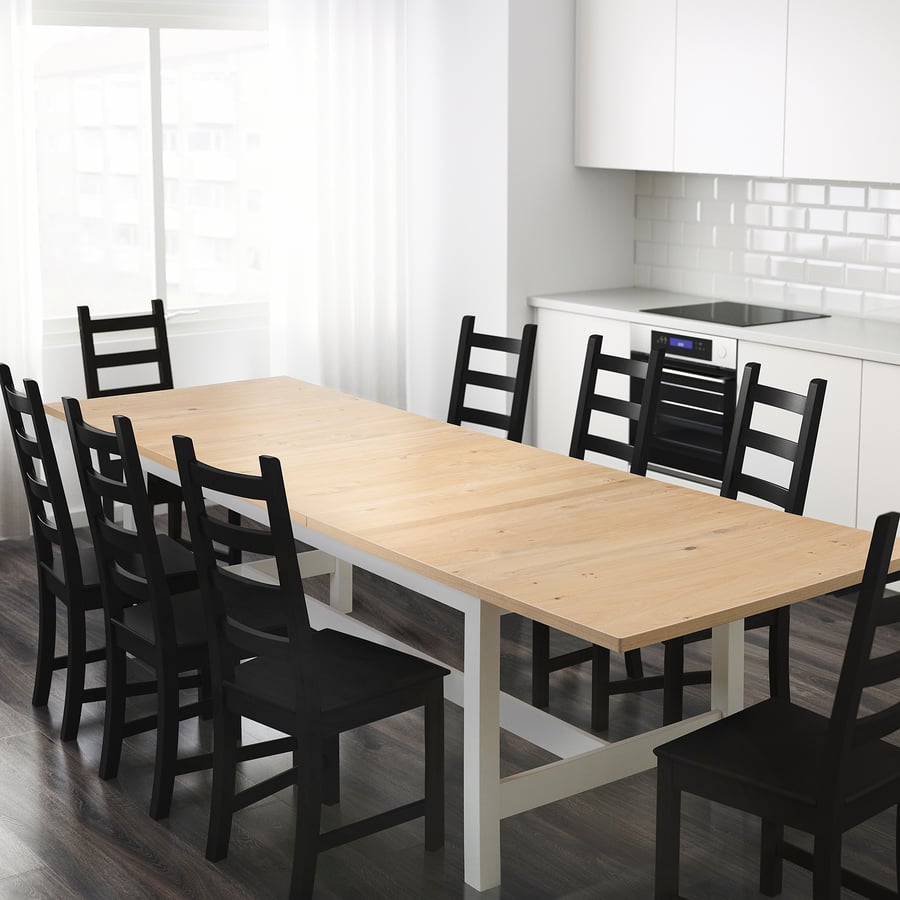 NORDEN oak, Extendable table, Length 155 cm IKEA