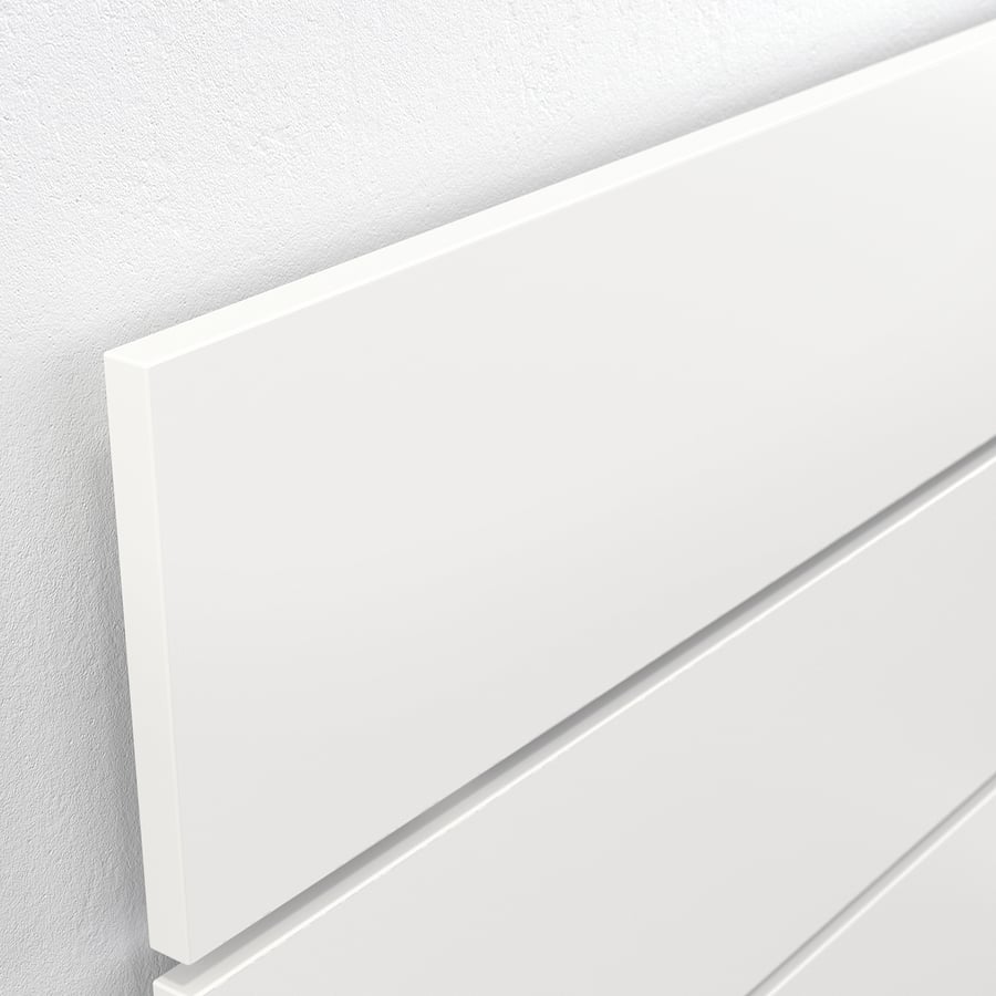 NORDLI White, bed frame with storage, 140x200 cm IKEA